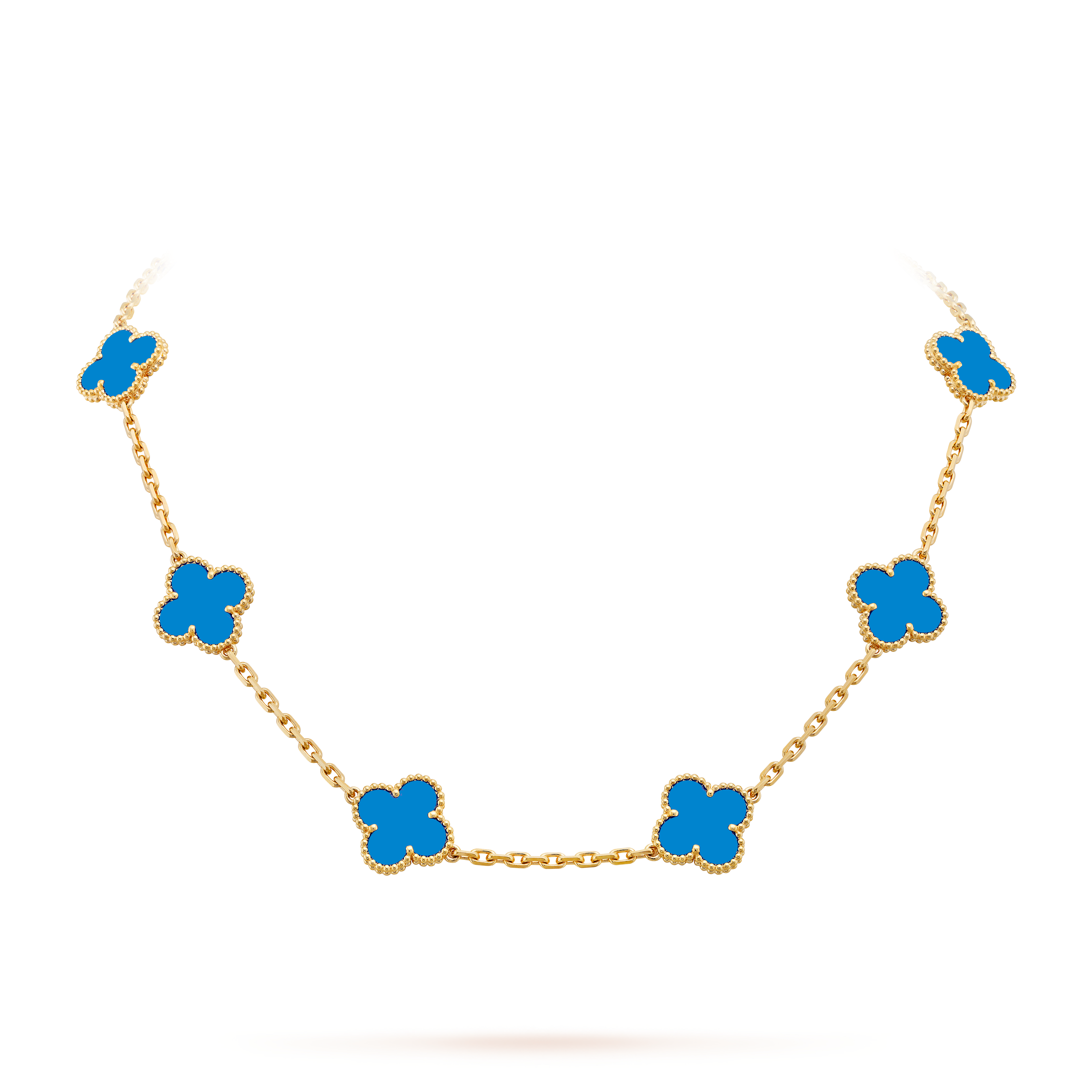 CLOVER NECKLACE 10 DESIGNS GOLD | BLAUW