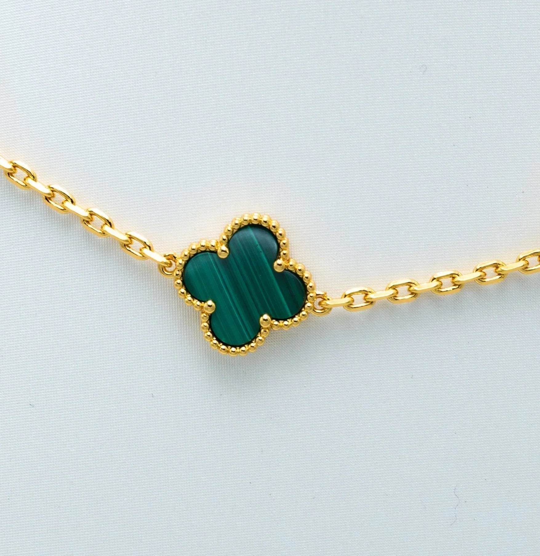 CLOVER NECKLACE 10 DESIGNS GOLD | GROEN