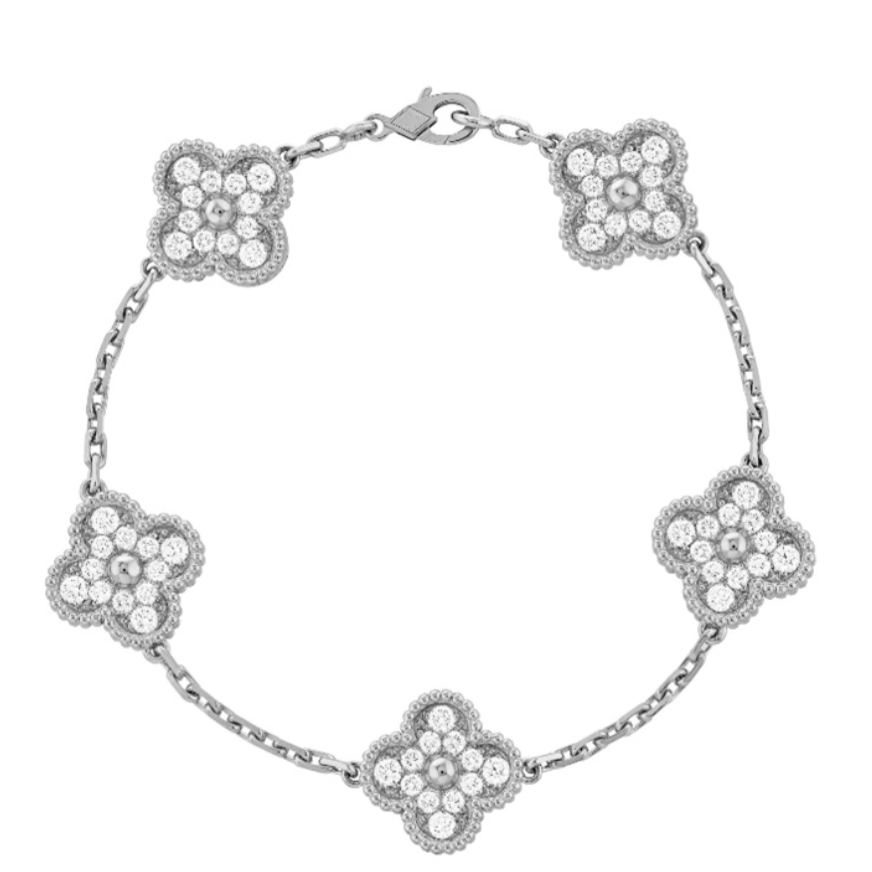 CLOVER BRACELET DELUXE | ZILVER