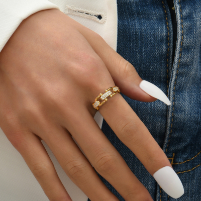 CHLOE RING | GOUD