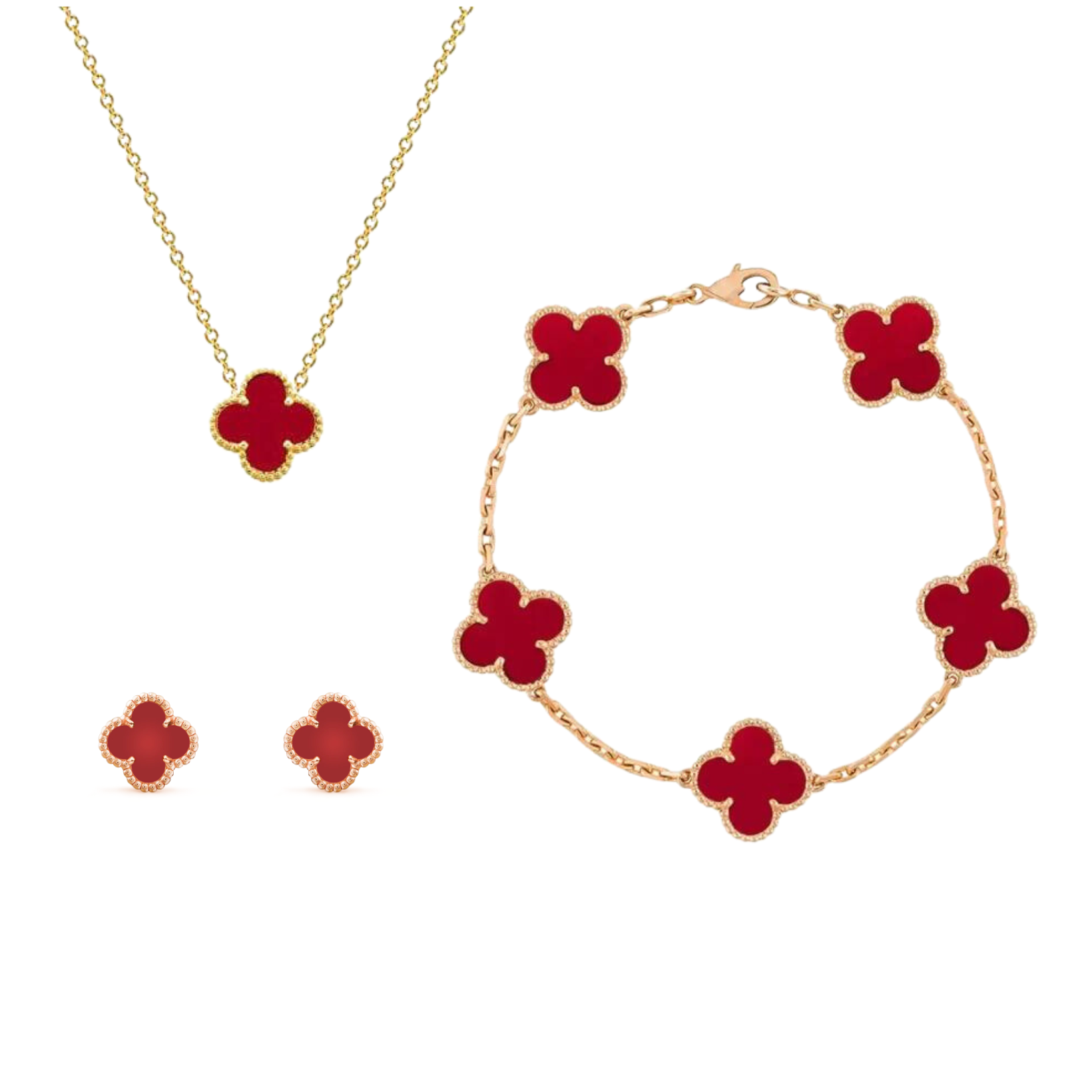CLOVER BLOOM 3 SET GOLD | ROOD