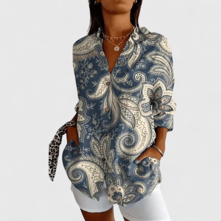 Katarine | Elegant Floral Blouse