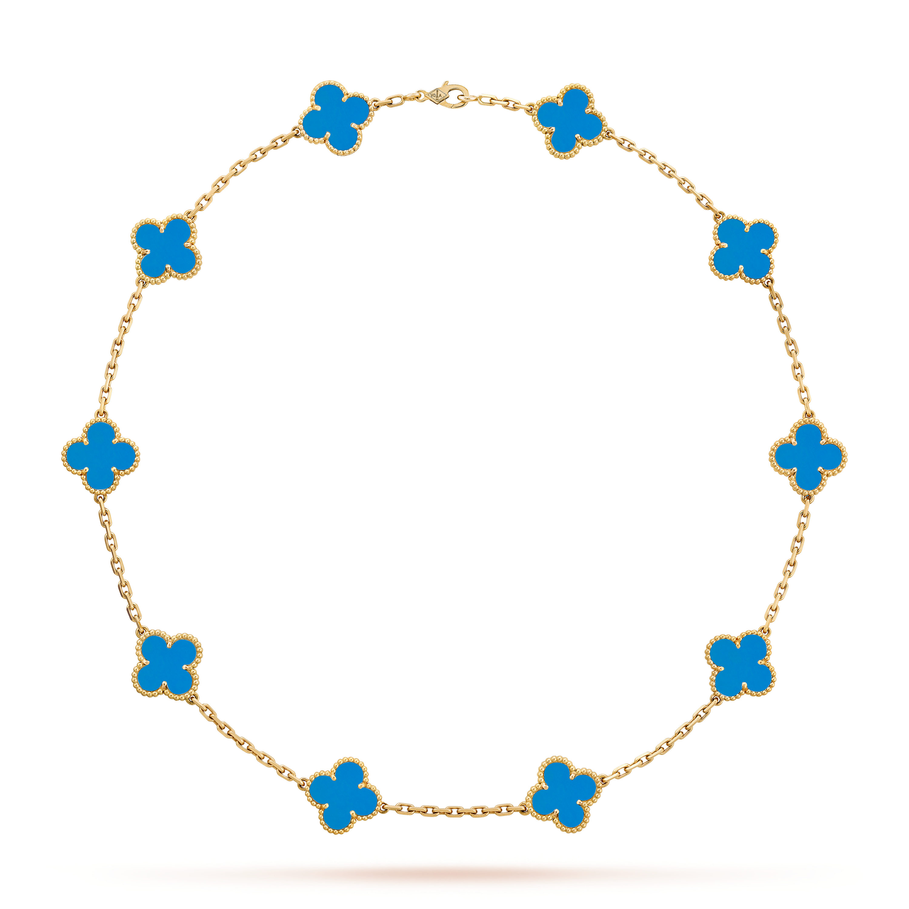 CLOVER NECKLACE 10 DESIGNS GOLD | BLAUW
