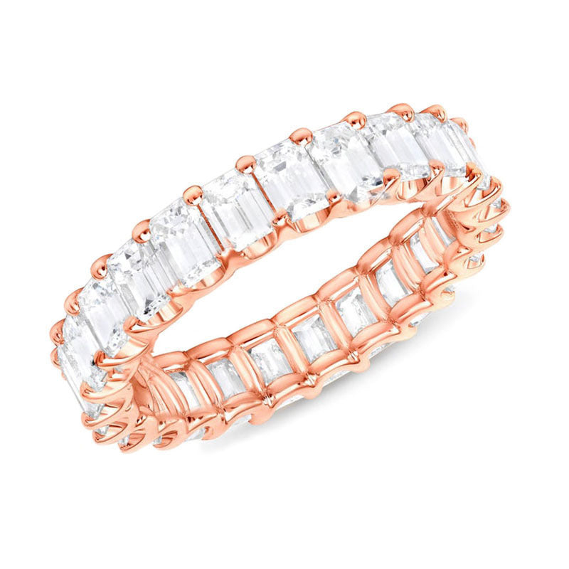 CUBIC DIAMOND RING | ROSÉ GOUD