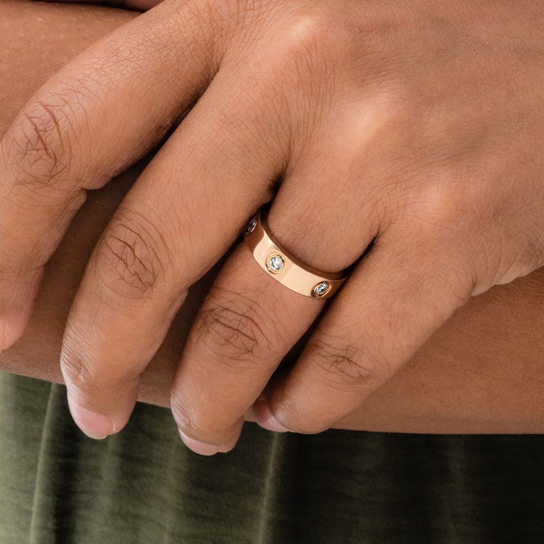 ETERNITY DIAMOND RING | ROSÉ GOUD