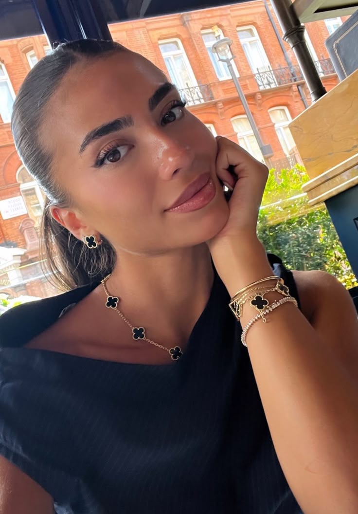 CLOVER BLOOM 3 SET GOLD | ZWART