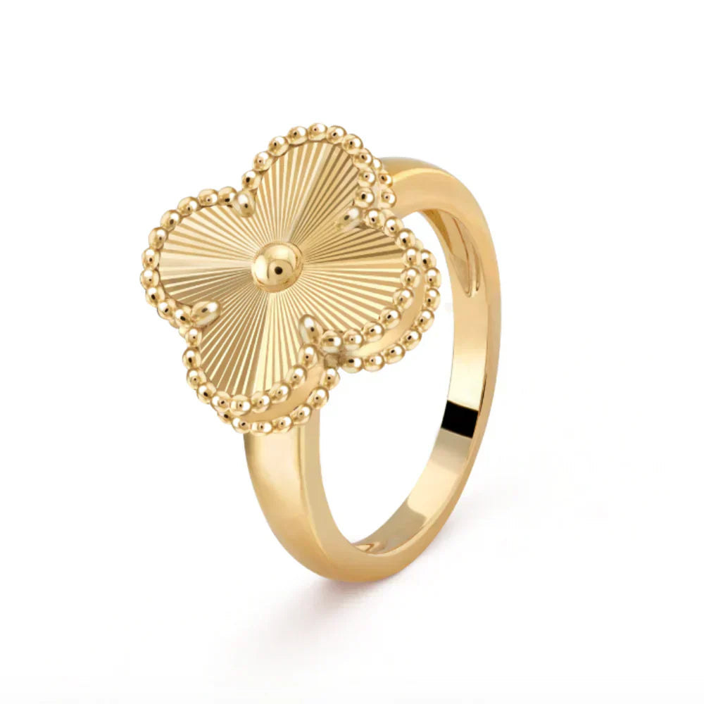 CLOVER RING | GOUD