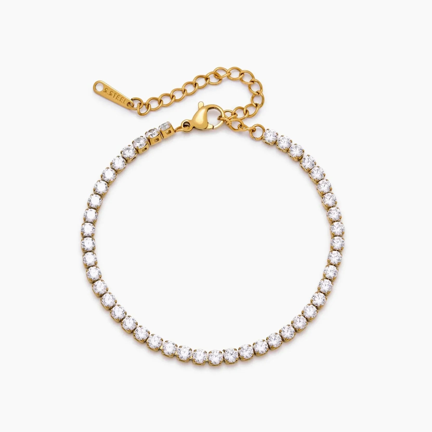 Klassisches Tennisarmband