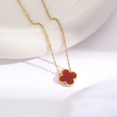 CLOVER NECKLACE GOLD | ROOD