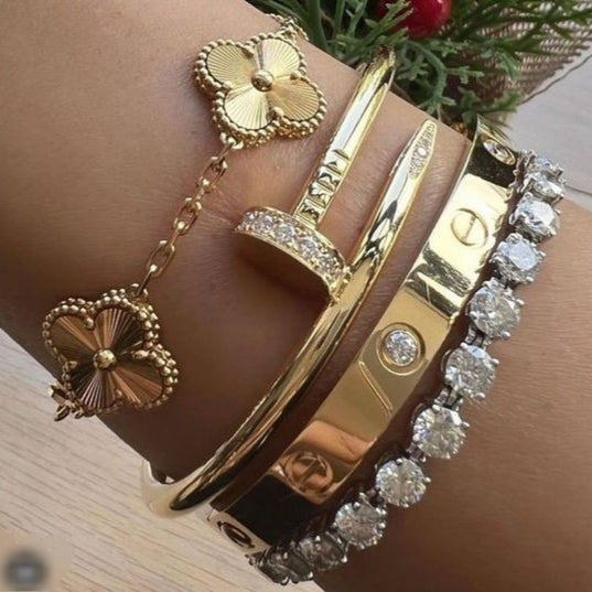 CLOVER BRACELET | GOUD