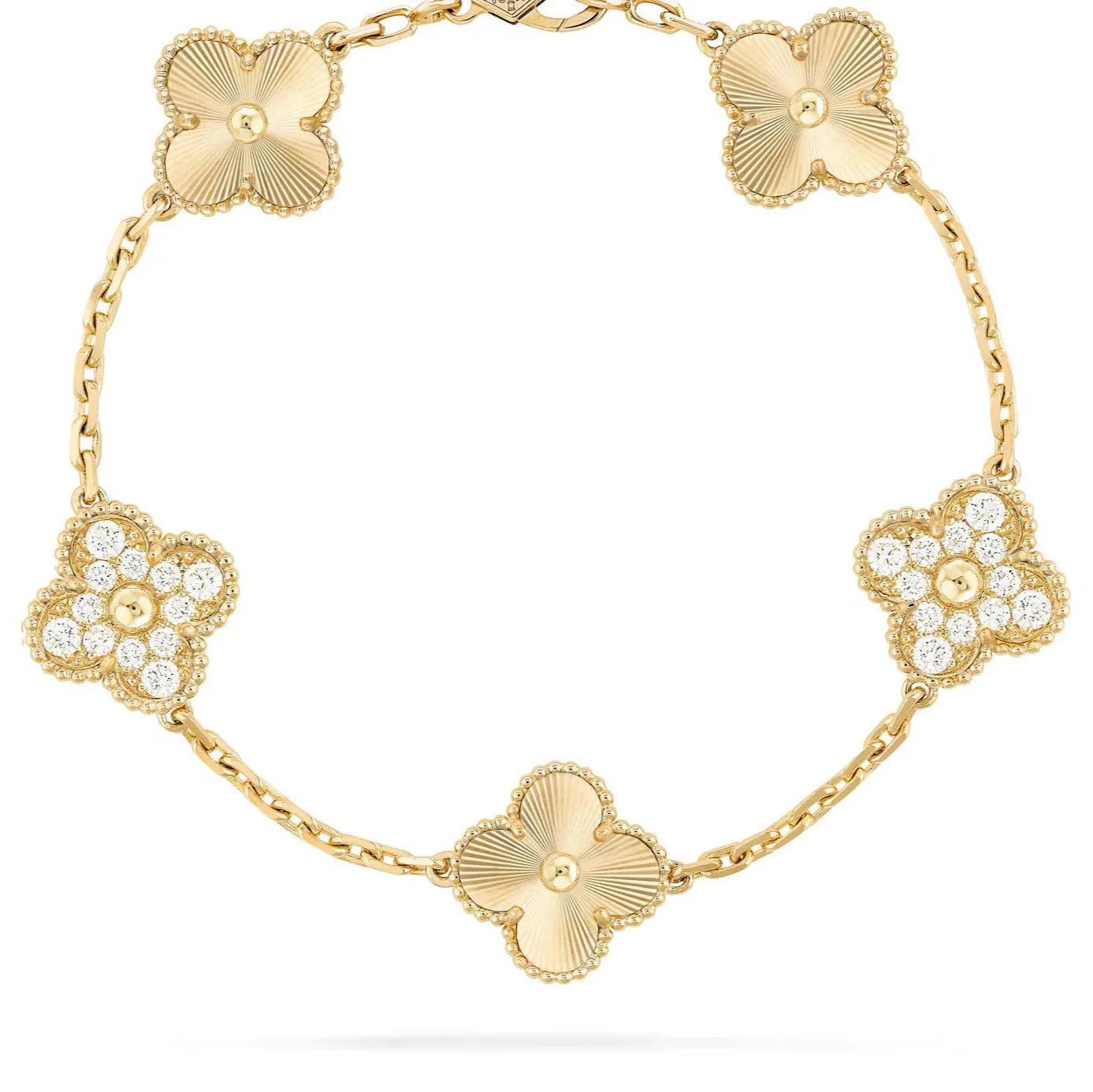 CLOVER BRACELET DELUXE | GOUD