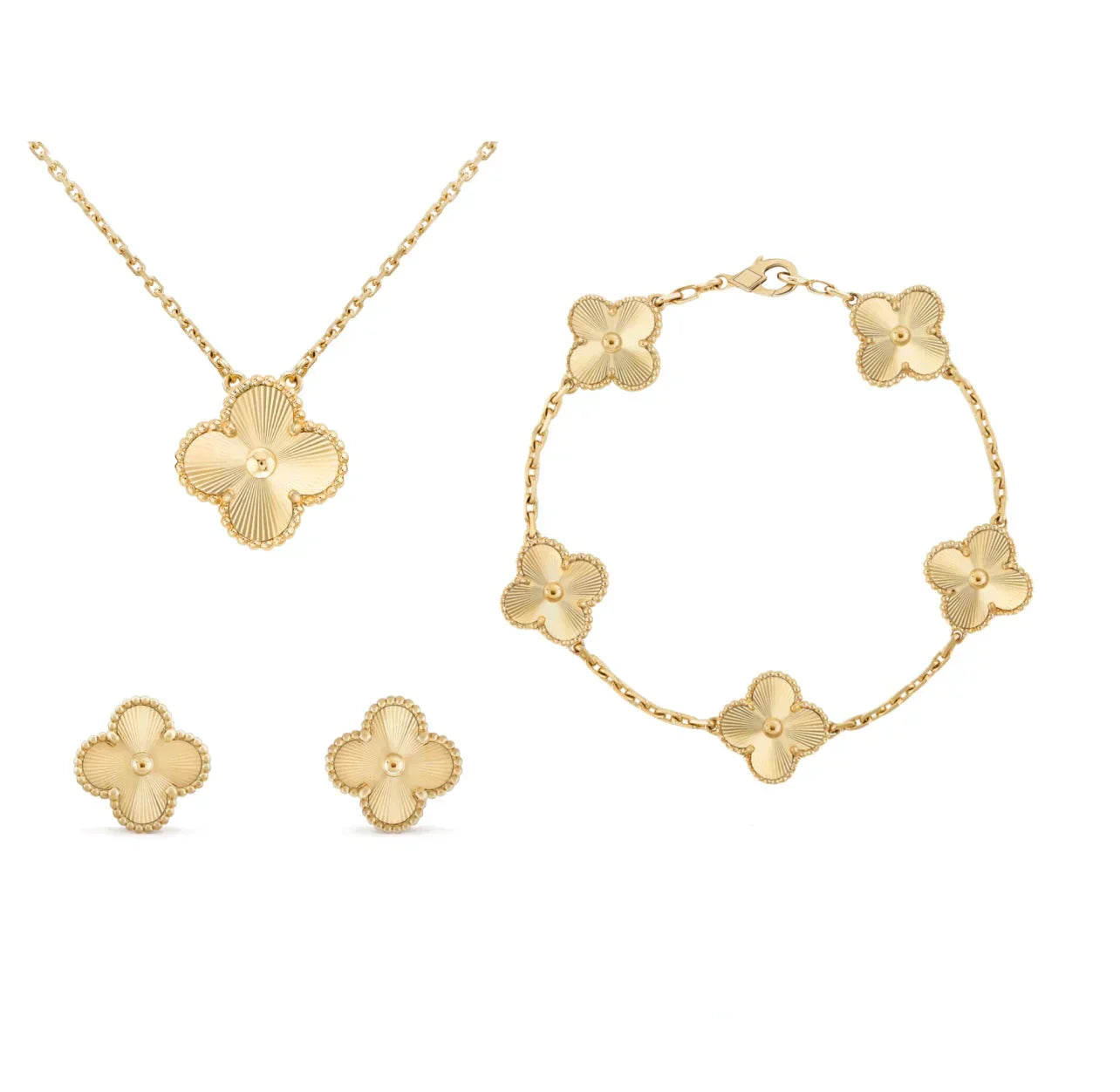 CLOVER BLOOM 3 SET | GOUD